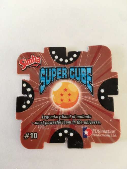 DRAGON BALL Z CUBE TAZO NO . 10