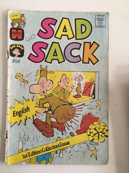 HARVEY COMICS - SAD SACK - 1ST EDITION - AN SA COMIC - 1985