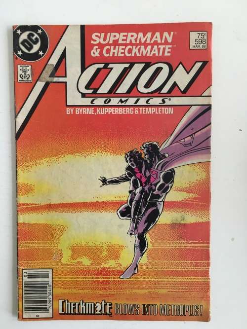 DC COMICS - ACTION COMICS - SUPERMAN AND CHECKMATE - NO. 598 - 1988