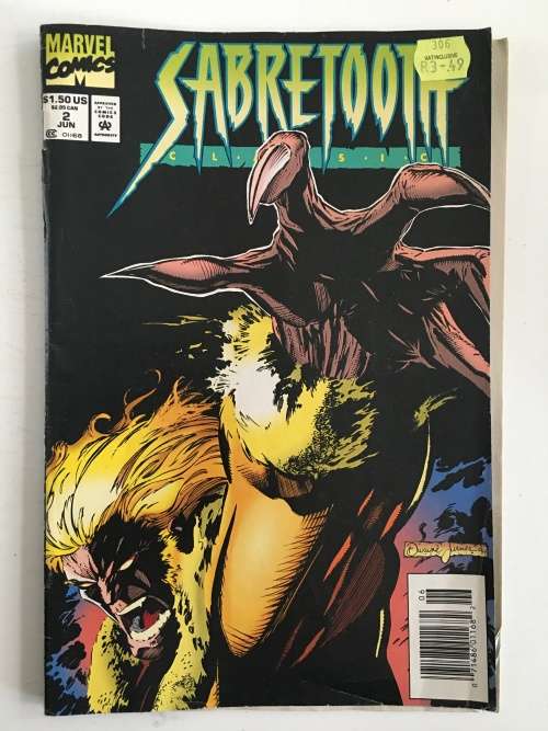 MARVEL COMICS - SABRETOOTH - VOL. 1 NO. 2 - 1994