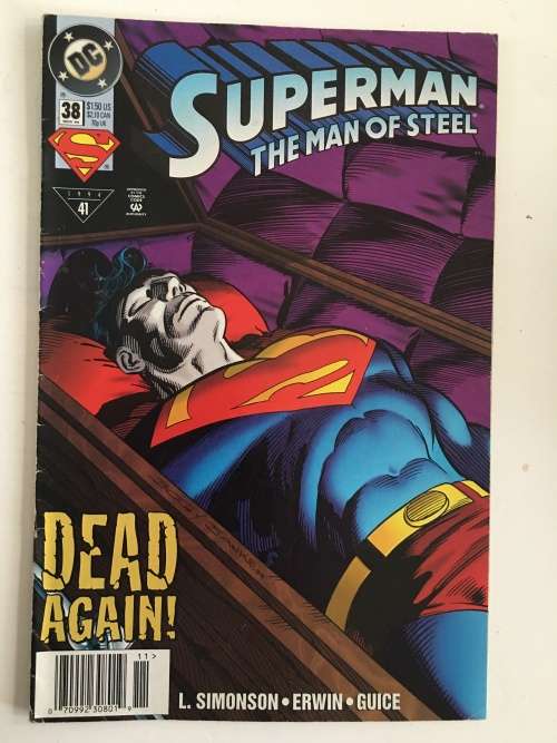 DC COMICS - SUPERMAN THE MAN OF STEEL - NO. 38 -  1994