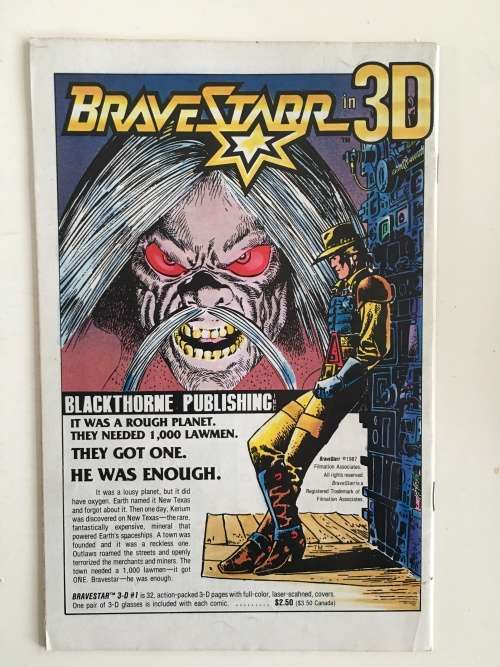 BLACKTHORNE PUBLISHING COMICS - G.I. JOE 3-D COMIC - NO. 2 - 1987