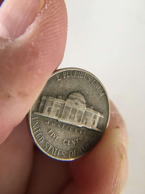 AMERICA - 5c RARE JEFFERSON 1964  COIN