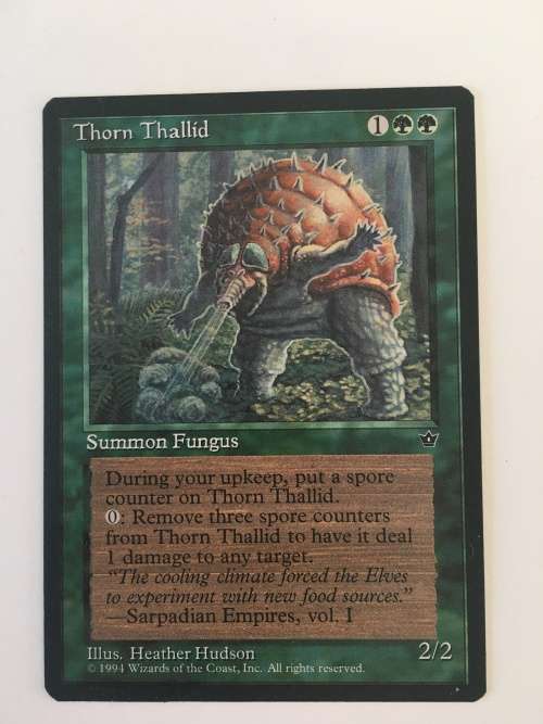 MAGIC THE GATHERING - THORN THALID / BLUE SCARAB
