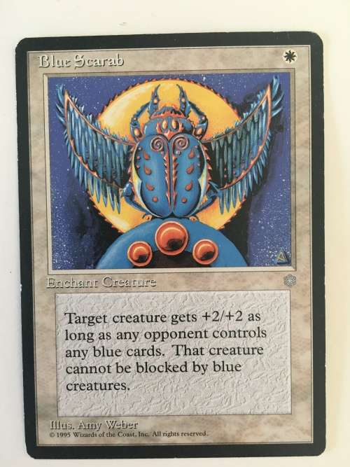 MAGIC THE GATHERING - THORN THALID / BLUE SCARAB