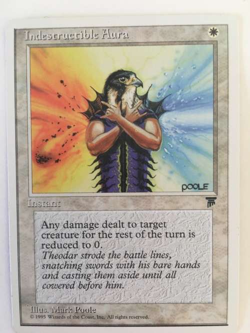 MAGIC THE GATHERING -  2 HALF SETS - GORILLA CHIEFTAIN / INDESTRUCTIBLE AURA
