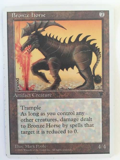 MAGIC THE GATHERING  - 2 HALF SETS - YAVIMAYA GNATS / BRONZE HORSE