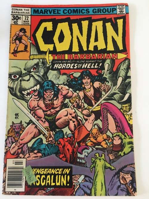 MARVEL COMICS - CONAN THE BARBARIAN - VOL. 1 NO. 72 - 1977