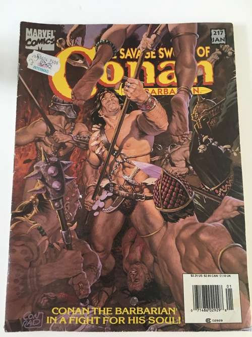 MARVEL COMICS - THE SAVAGE SWORD OF CONAN THE BARBARIAN - VOL. 1  NO. 217 - 1994