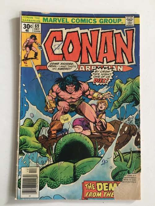 MARVEL COMICS - CONAN THE BARBARIAN -  VOL. 1  NO. 69  - 1976