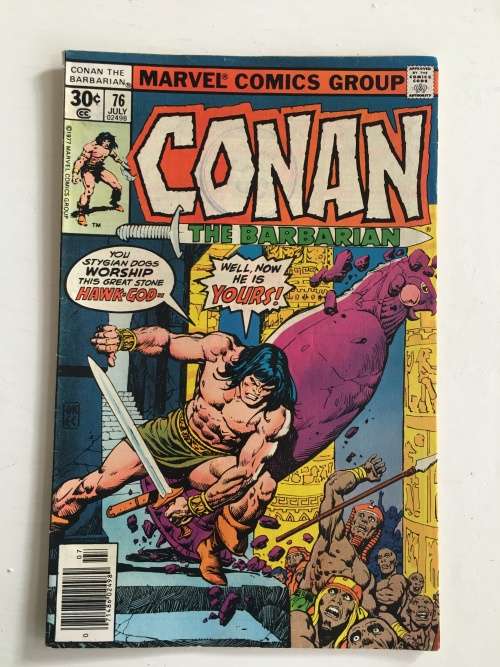 MARVEL  COMICS CONAN THE BARBARIAN - VOL. 1  NO. 76 - 1977