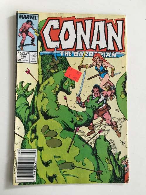 MARVEL  COMICS CONAN THE BARBARIAN - VOL. 1  NO. 196 - 1987