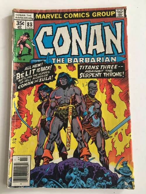 MARVEL COMICS - CONAN THE BARBARIAN -  VOL. 1  NO. 88 - 1978