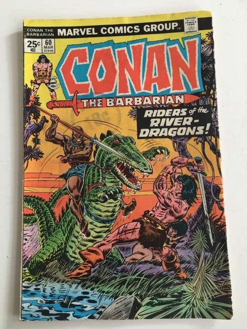 MARVEL COMICS - CONAN THE BARBARIAN  VOL. 1  NO. 60  - 1975