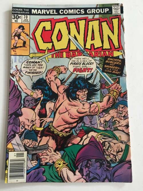 MARVEL  COMICS CONAN THE BARBARIAN - VOL. 1  NO. 70 - 1977