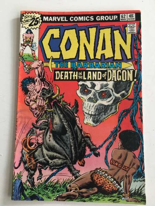 MARVEL COMICS - CONAN THE BARBARIAN  VOL. 1  NO. 62  - 1976