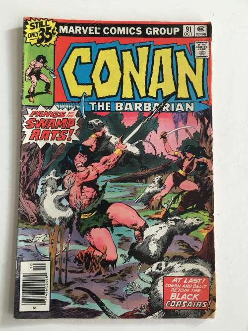 MARVEL COMICS - CONAN THE BARBARIAN  VOL. 1  NO. 91 - 1978