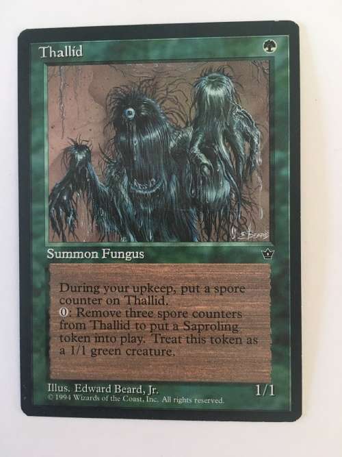MAGIC THE GATHERING - 2 HALF SETS - THALLID X 2 - WHITE WARD AND BLUE WARD X2
