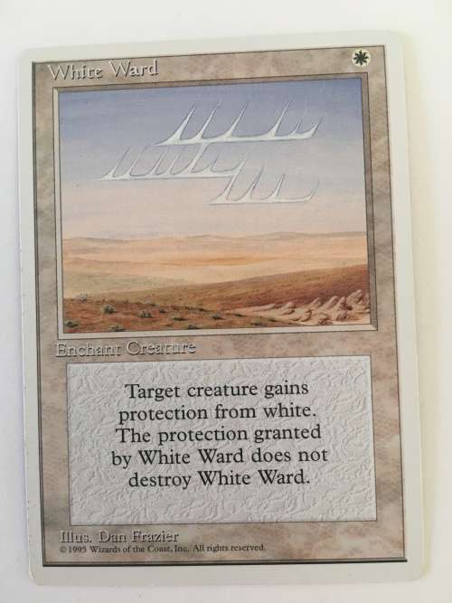 MAGIC THE GATHERING - 2 HALF SETS - THALLID X 2 - WHITE WARD AND BLUE WARD X2