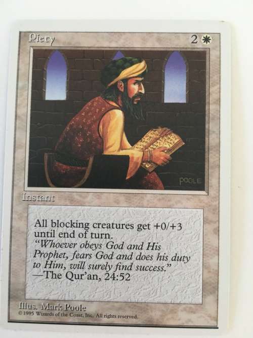 MAGIC THE GATHERING - 2 HALF SETS - KJELDORAN PRIDE X 2 - PIETY X 2