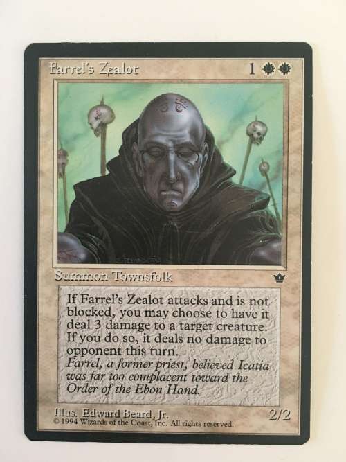 MAGIC THE GATHERING  - 2 HALF SETS -  FARREL``S  ZEALOT X 2