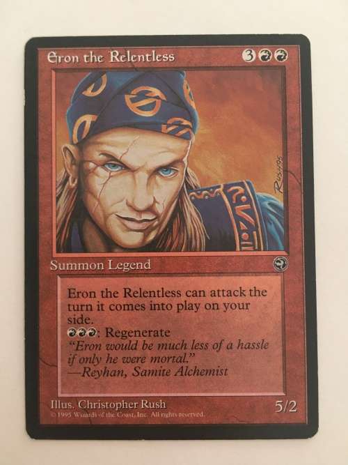 MAGIC THE  GATHERING - ERON THE RELENTLESS - HOMELANDS