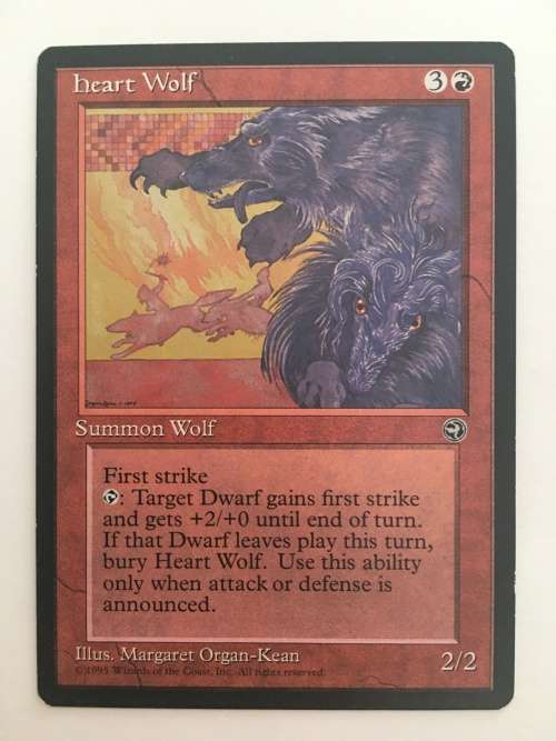 MAGIC THE GATHERING - HEART WOLF - HOMELANDS