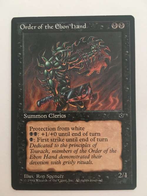 MAGIC THE GATHERING - ORDER OF THE EBON HAND - FALLEN EMPIRES