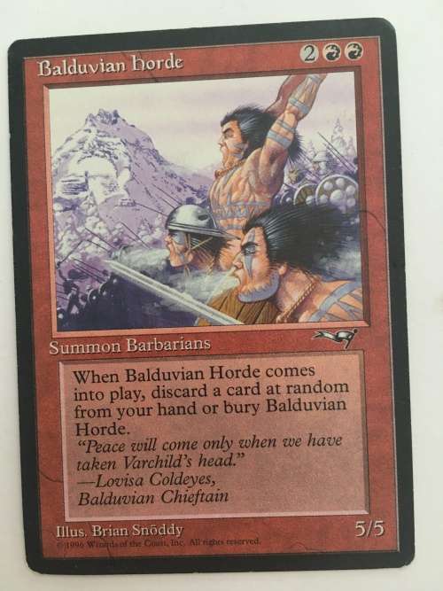 MAGIC THE GATHERING - BALDUVIAN HORDE - ALLIANCES
