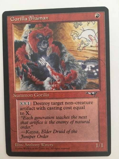 MAGIC THE GATHERING - GORILLA SHAMAN - ALLIANCES