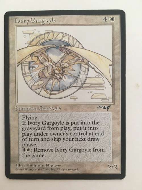 MAGIC THE GATHERING - IVORY GARGOYLE - ALLIANCES