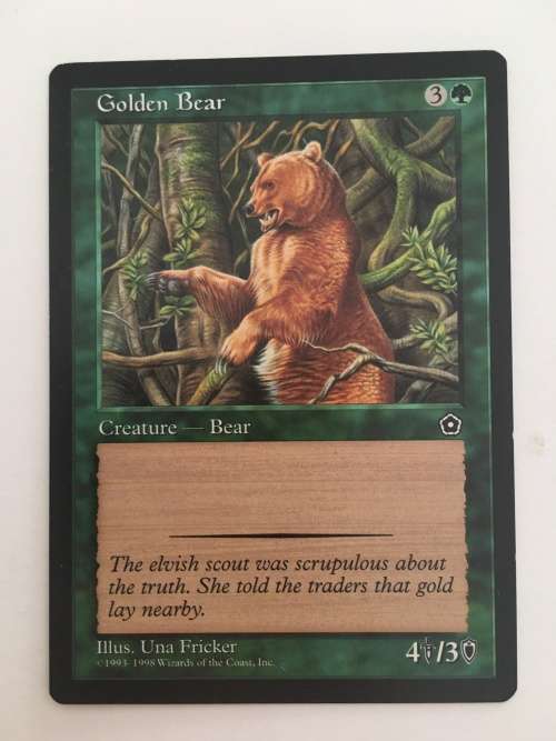 MAGIC THE GATHERING - GOLDEN BEAR - PORTAL SECOND AGE
