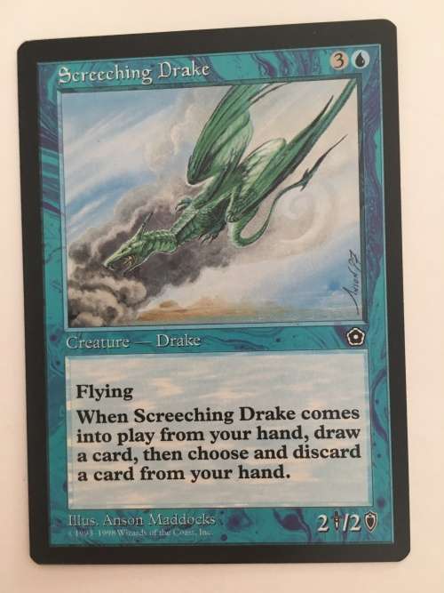 MAGIC THE GATHERING - SCREECHING DRAKE - PORTAL SECOND AGE