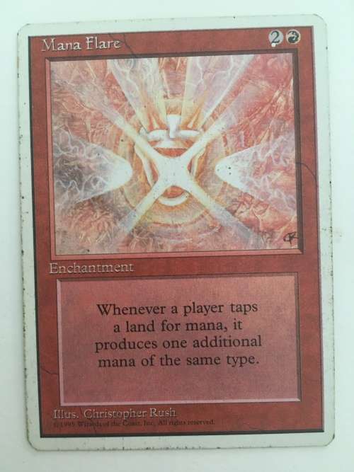 MAGIC THE GATHERING - MANA FLARE - 4TH EDITION