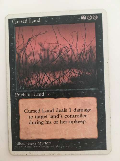 MAGIC THE GATHERING - CURSED LAND - 4TH EDITION