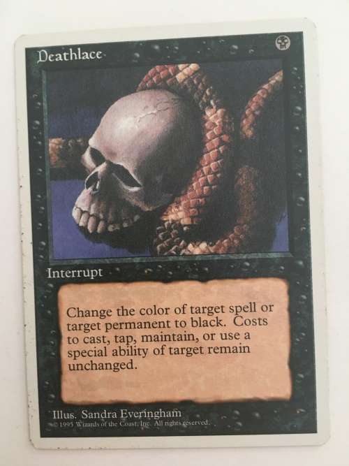 MAGIC THE GATHERING - DEATHLACE - 4TH EDITION