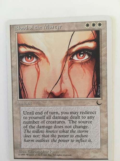 MAGIC THE GATHERING - BLOOD OF THE MARTYR X 2 - THORN THALLID X 2