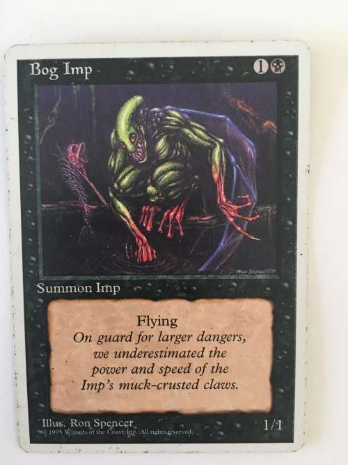 MAGIC  THE GATHERING - BOG IMP X 2 - HOWL FROM BEYOND X 2