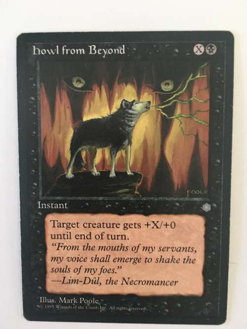MAGIC  THE GATHERING - BOG IMP X 2 - HOWL FROM BEYOND X 2