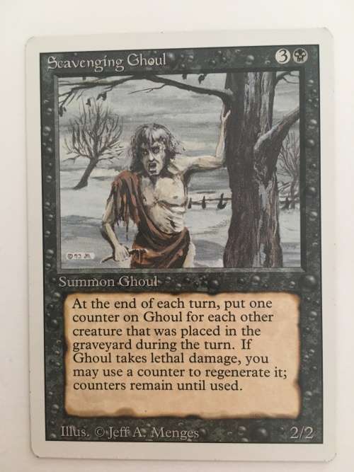 MAGIC THE GATHERING - SCAVENGING GHOUL - 3RD EDITION