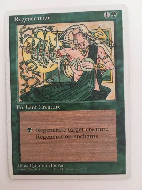 MAGIC THE GATHERING- REGENERATION - 4TH EDITION