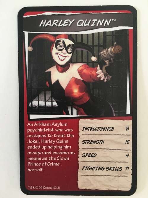 DC HERO TRADING CARDS - HARLEY QUINN - 2017 2  - DIFFERENT EDITIONS