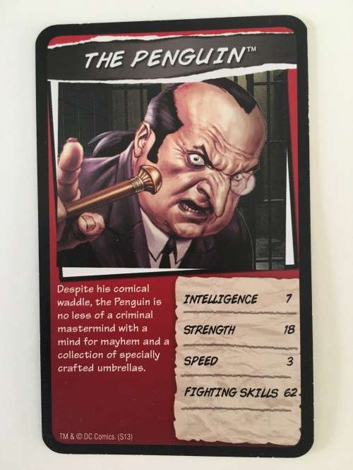 DC TOPPS HERO TRADING CARDS  - THE PENGUIN - 2017 2 DIFFERENT EDITIONS