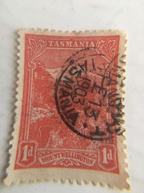 AUSTRALIA - TASMANIA USED STAMP 1D 1900