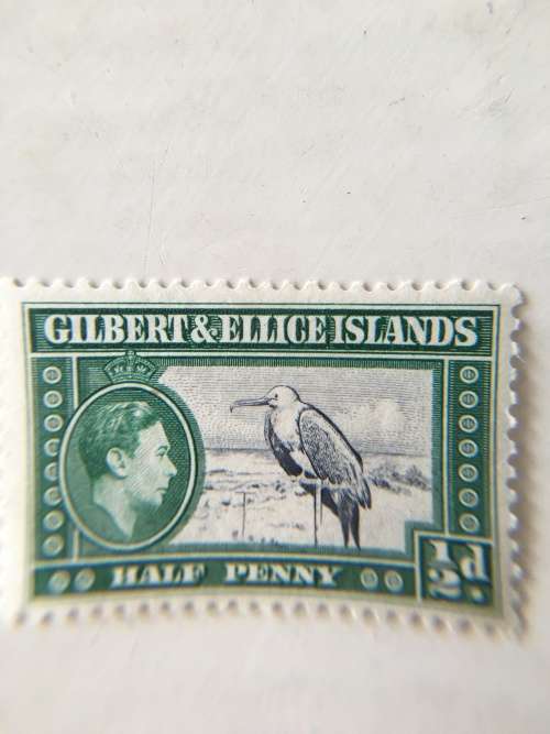 GILBERT & ELLICE ISLANDS UNUSED KING GEORGE STAMP