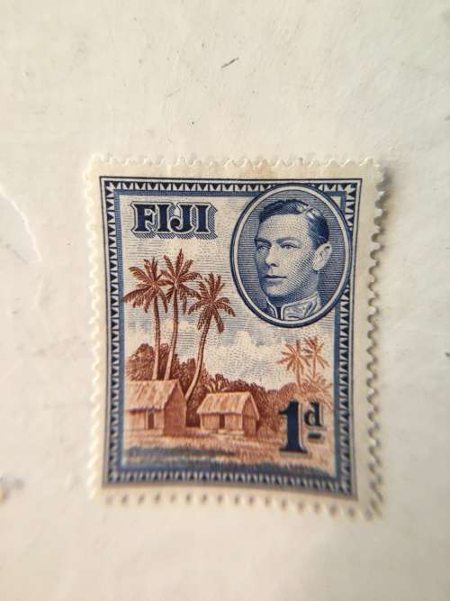 FIJI UNUSED KING GEORGE STAMP