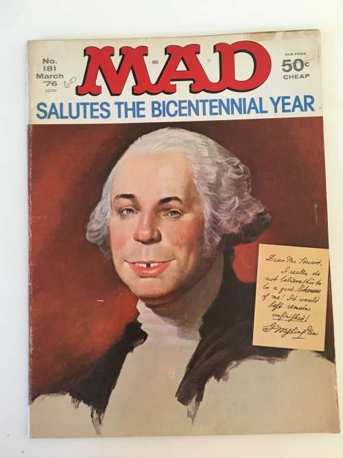 VINTAGE MAD MAGAZINE - NO. 181  - 1976
