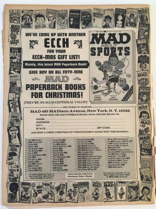 VINTAGE MAD MAGAZINE - NO. 156 - 1973