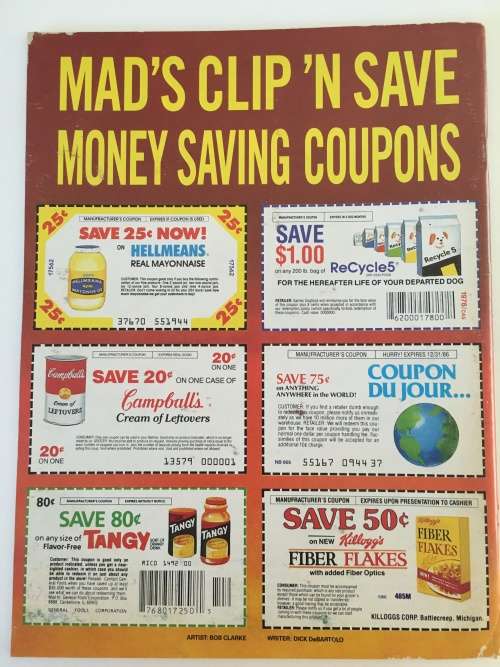 VINTAGE MAD MAGAZINE - NO. 276 - 1988