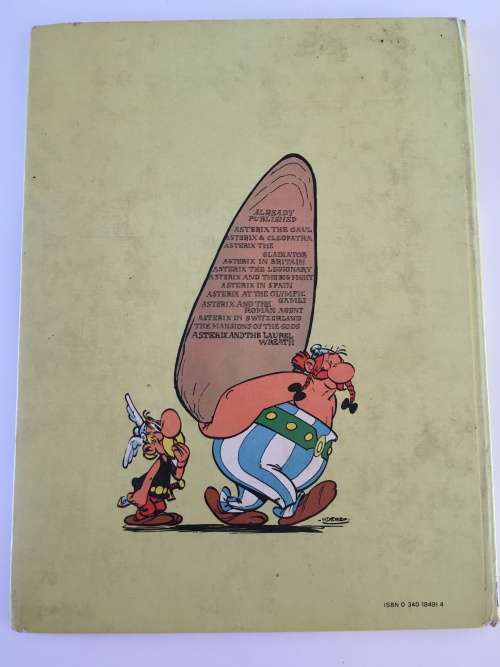 A VINTAGE ASTERIX AND THE GOTHS HARD COVER - SECOND IMPRESSION - 1975